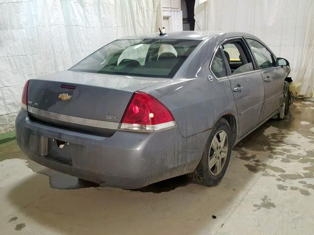 2G1WT58K369195023 - 2006 CHEVROLET IMPALA LT GRAY photo 4