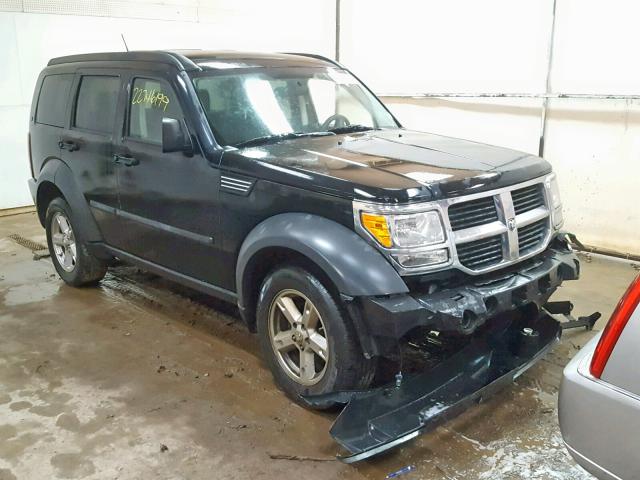 1D8GU28K17W533889 - 2007 DODGE NITRO SXT BLACK photo 1