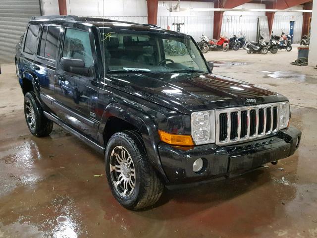 1J8HG48K97C620102 - 2007 JEEP COMMANDER BLACK photo 1