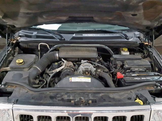 1J8HG48K97C620102 - 2007 JEEP COMMANDER BLACK photo 7