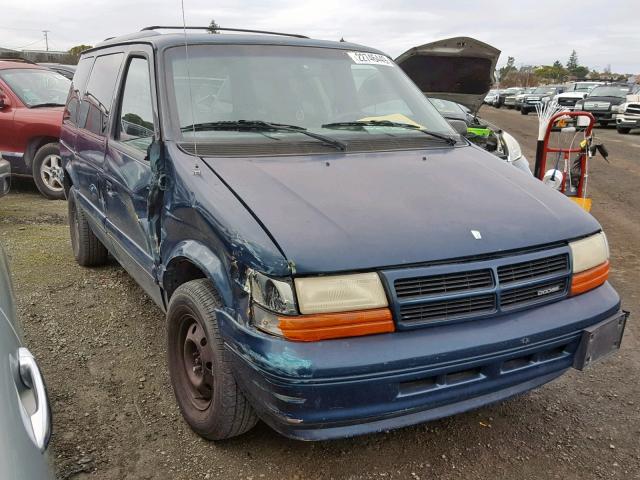 2B4GH2531SR268406 - 1995 DODGE CARAVAN GREEN photo 1