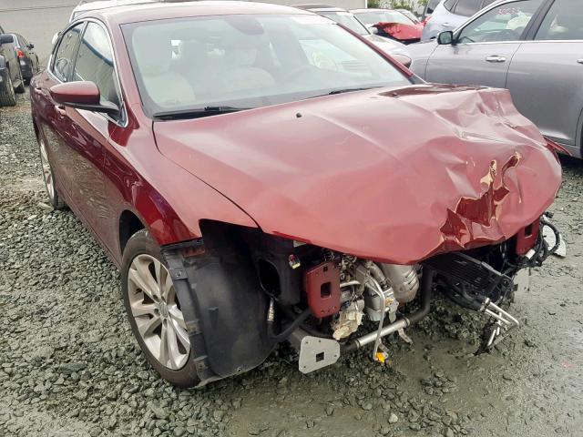 1C3CCCABXFN559657 - 2015 CHRYSLER 200 LIMITE RED photo 1