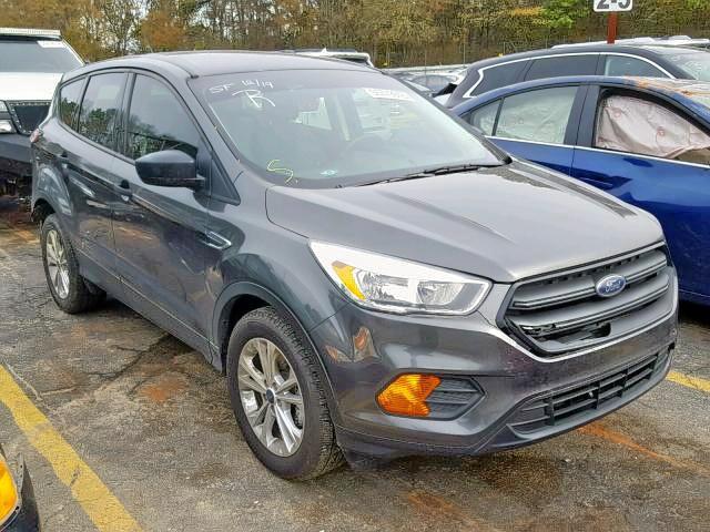 1FMCU0F79HUD81501 - 2017 FORD ESCAPE S GRAY photo 1