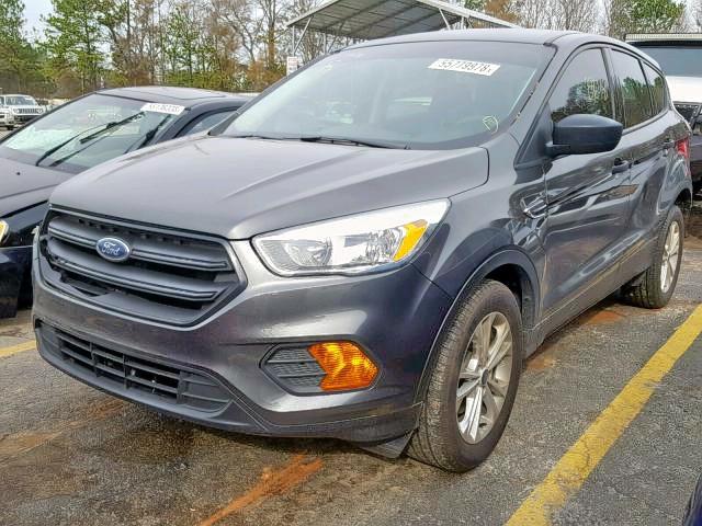 1FMCU0F79HUD81501 - 2017 FORD ESCAPE S GRAY photo 2