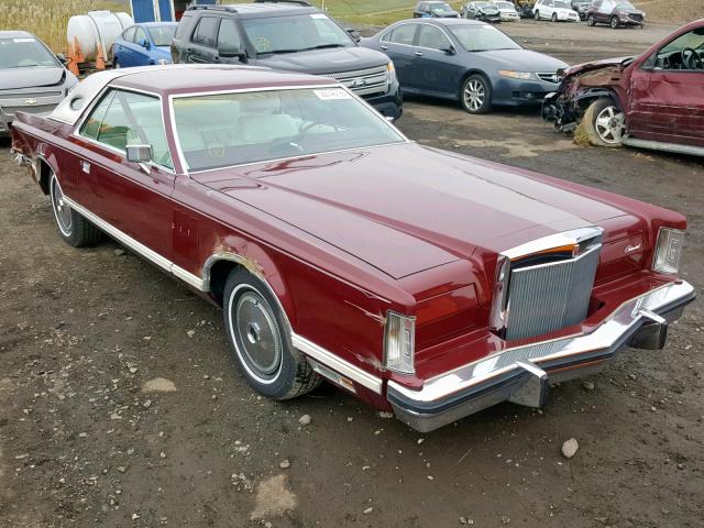 8Y89S839156 - 1978 LINCOLN MARK RED photo 1