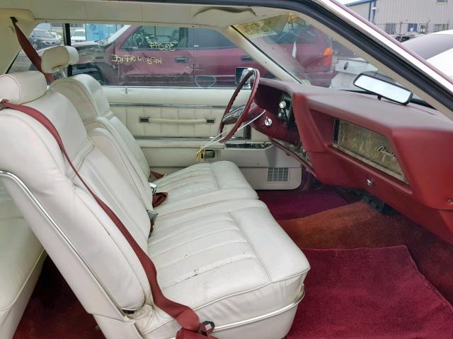 8Y89S839156 - 1978 LINCOLN MARK RED photo 5