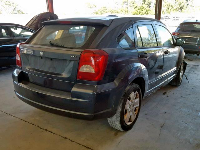 1B3HB48B27D374558 - 2007 DODGE CALIBER SX CHARCOAL photo 4