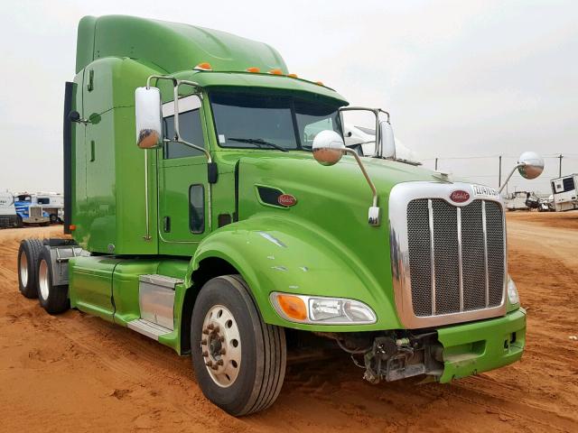 1XPHD49A79D771652 - 2009 PETERBILT 386 GREEN photo 1