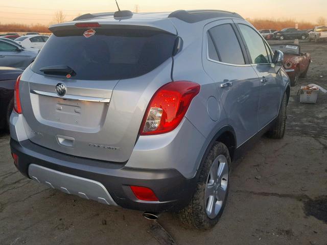 KL4CJCSBXFB130031 - 2015 BUICK ENCORE SILVER photo 4