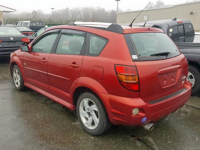 5Y2SL65856Z461779 - 2006 PONTIAC VIBE RED photo 3