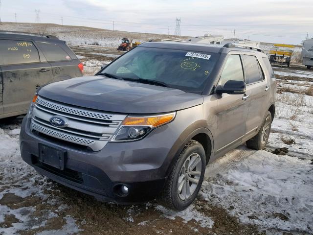 1FMHK8D82BGA33003 - 2011 FORD EXPLORER X 灰色 照片 2