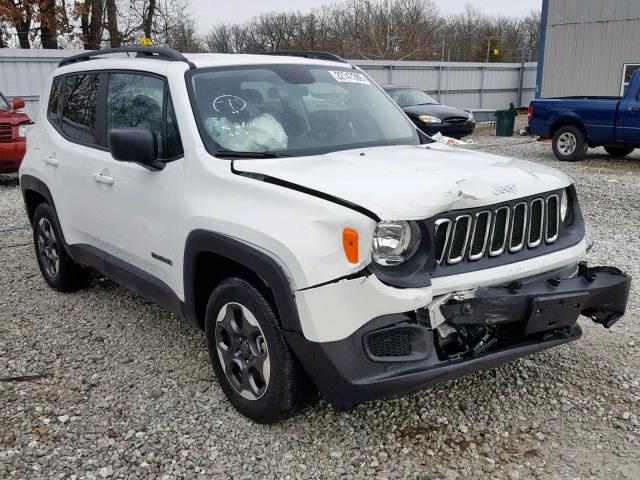 ZACCJAAB8HPF90230 - 2017 JEEP RENEGADE S Սպիտակ լուսանկար 1