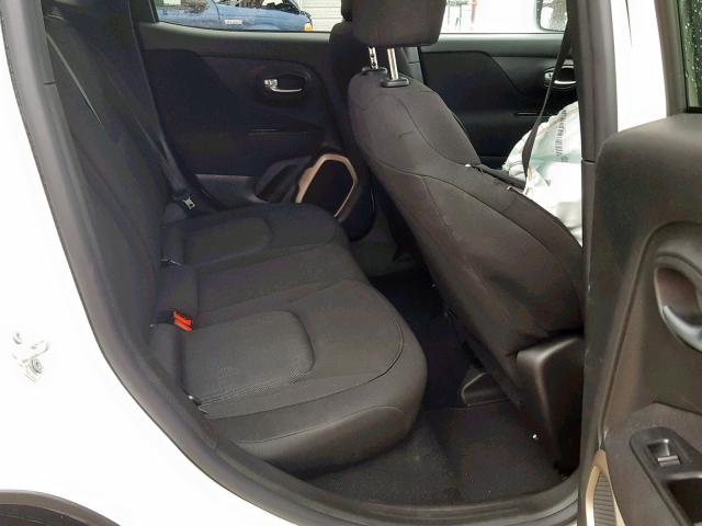 ZACCJAAB8HPF90230 - 2017 JEEP RENEGADE S Սպիտակ լուսանկար 6