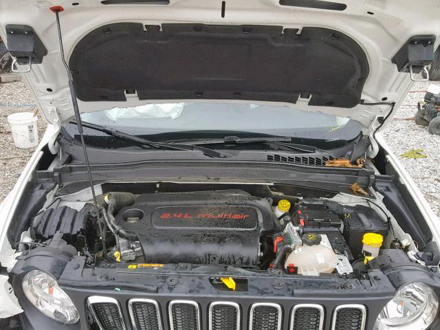 ZACCJAAB8HPF90230 - 2017 JEEP RENEGADE S Սպիտակ լուսանկար 7