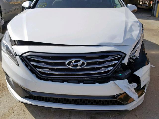 5NPE34AF8GH420593 - 2016 HYUNDAI SONATA SPO WHITE photo 7