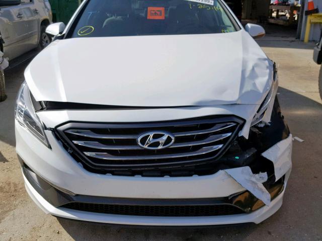 5NPE34AF8GH420593 - 2016 HYUNDAI SONATA SPO WHITE photo 9