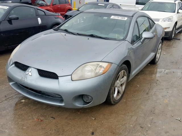 4A3AK24FX7E041268 - 2007 MITSUBISHI ECLIPSE GS SILVER photo 2