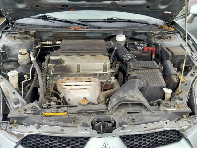 4A3AK24FX7E041268 - 2007 MITSUBISHI ECLIPSE GS SILVER photo 7