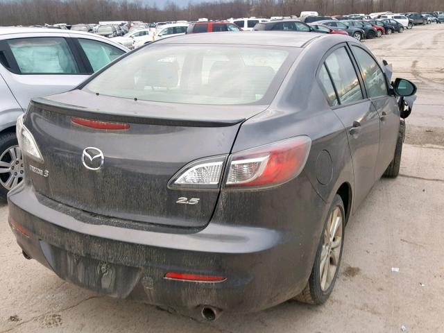 JM1BL1U67B1411154 - 2011 MAZDA 3 S GRAY photo 4