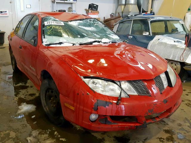 1G2JB52F337383042 - 2003 PONTIAC SUNFIRE SL RED photo 1