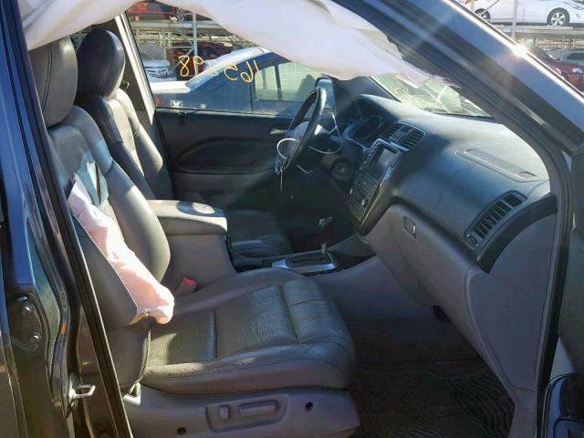 2HNYD18886H532750 - 2006 ACURA MDX TOURIN 绿色 照片 5