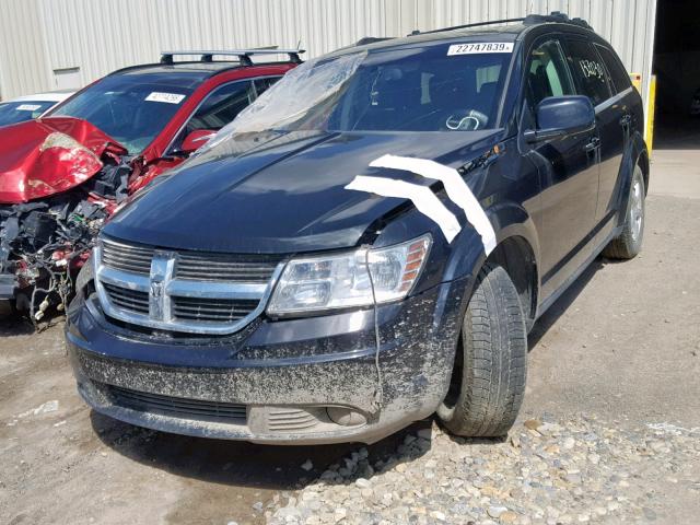 3D4PG5FV0AT210387 - 2010 DODGE JOURNEY SX შავი ფოტო 2