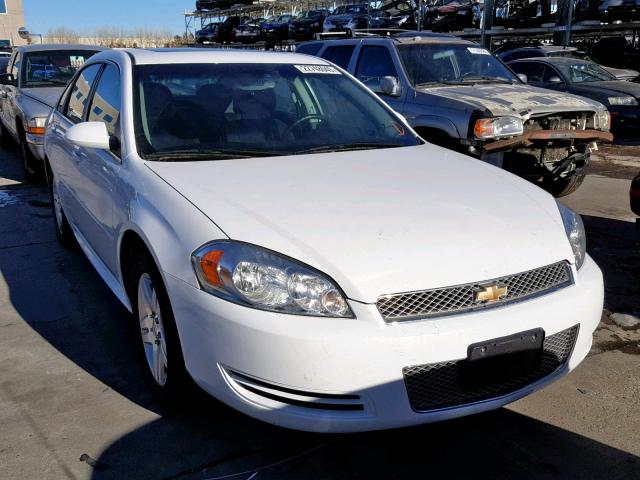 2G1WB5E36E1180755 - 2014 CHEVROLET IMPALA LIM WHITE photo 1