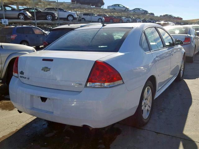 2G1WB5E36E1180755 - 2014 CHEVROLET IMPALA LIM WHITE photo 4