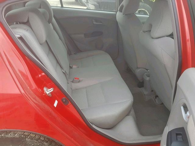 JHMZE2H36CS000630 - 2012 HONDA INSIGHT RED photo 6