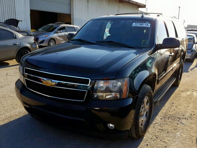 1GNSCJE09ER121358 - 2014 CHEVROLET SUBURBAN C BLACK photo 2