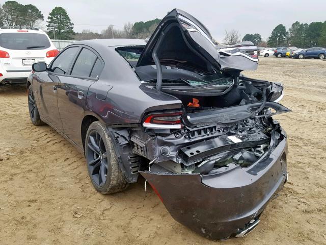 2C3CDXCT2HH529381 - 2017 DODGE CHARGER R/ 灰色 照片 3