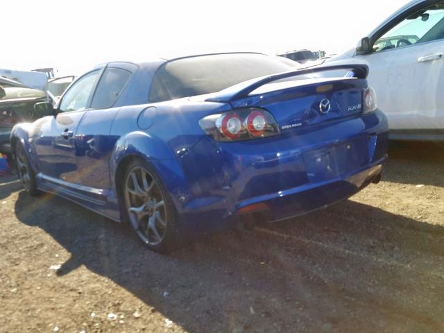 JM1FE1C29A0403765 - 2010 MAZDA RX8 BLUE photo 3