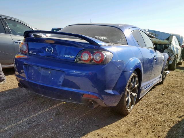 JM1FE1C29A0403765 - 2010 MAZDA RX8 BLUE photo 4