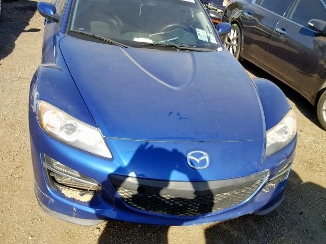 JM1FE1C29A0403765 - 2010 MAZDA RX8 BLUE photo 9