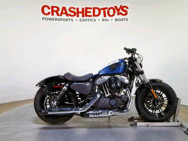 1HD1LN314JC415219 - 2018 HARLEY-DAVIDSON XL1200 X BLUE photo 1