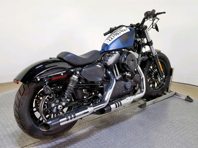 1HD1LN314JC415219 - 2018 HARLEY-DAVIDSON XL1200 X BLUE photo 8