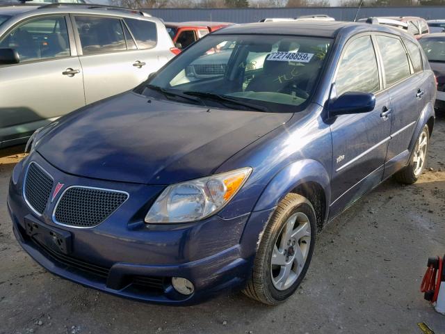 5Y2SL63865Z476826 - 2005 PONTIAC VIBE BLUE photo 2