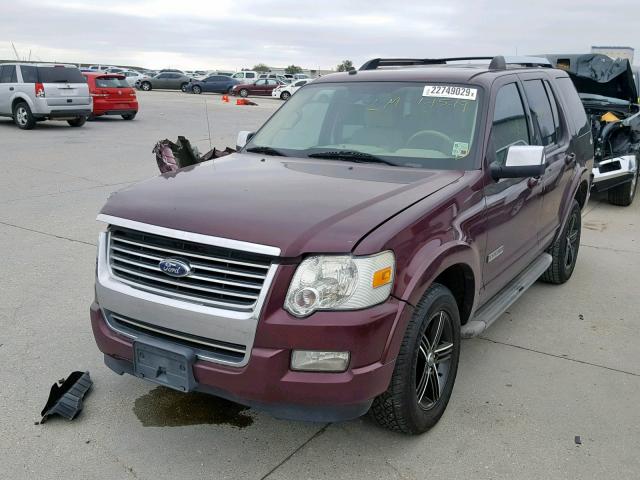 1FMEU65E47UA43014 - 2007 FORD EXPLORER L PURPLE photo 2