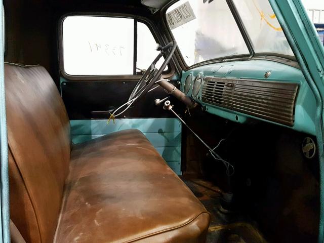 5KPK24297 - 1952 CHEVROLET PICKUP GREEN photo 5