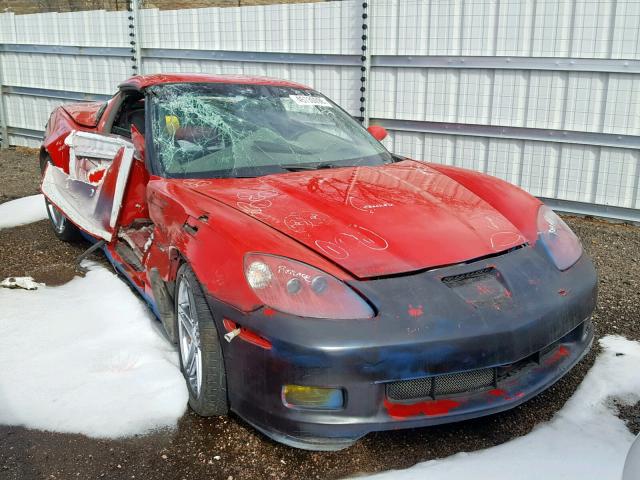 1G1YY26E785123263 - 2008 CHEVROLET CORVETTE Z RED photo 1