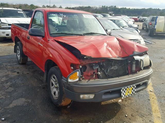 5TENL42N34Z339791 - 2004 TOYOTA TACOMA RED photo 1