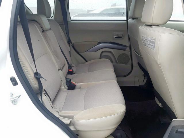 JA4JT3AW4CU012644 - 2012 MITSUBISHI OUTLANDER WHITE photo 6