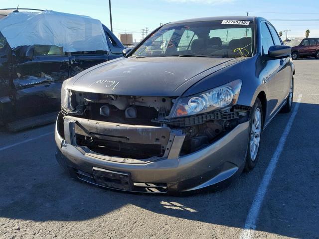 JHMCP26709C002253 - 2009 HONDA ACCORD EX GRAY photo 2