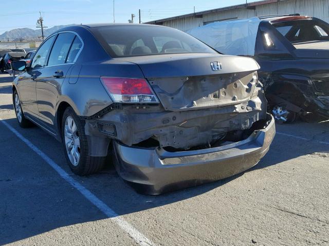 JHMCP26709C002253 - 2009 HONDA ACCORD EX GRAY photo 3