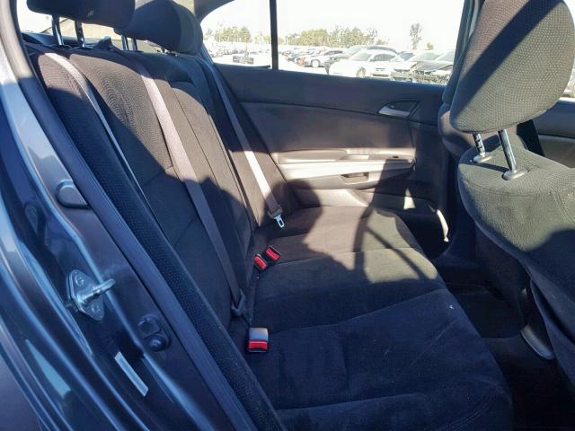 JHMCP26709C002253 - 2009 HONDA ACCORD EX GRAY photo 6