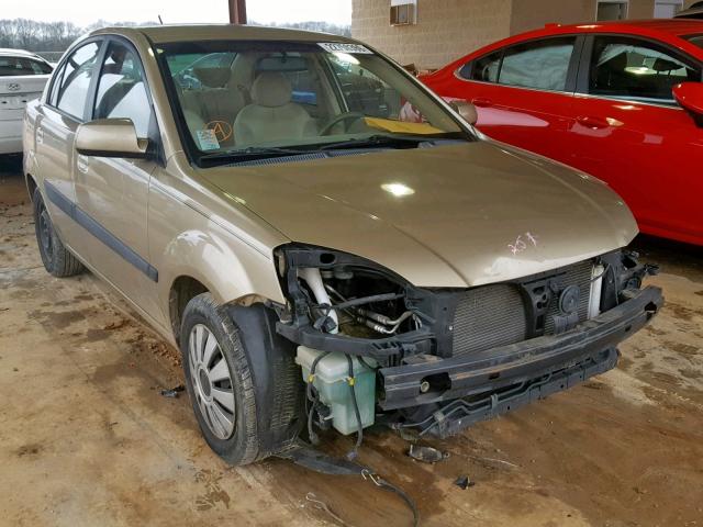 KNADE123476224635 - 2007 KIA RIO BASE GOLD photo 1