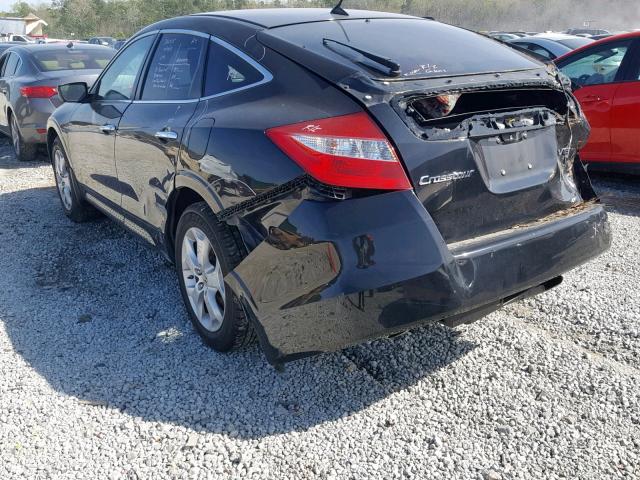 5J6TF2H56CL002405 - 2012 HONDA CROSSTOUR BLACK photo 3