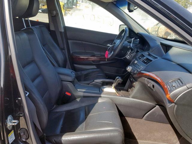 5J6TF2H56CL002405 - 2012 HONDA CROSSTOUR BLACK photo 5