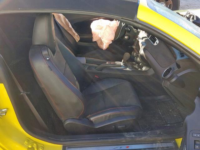 2G1FM3DP6F9801465 - 2015 CHEVROLET CAMARO ZL1 黄色 照片 5