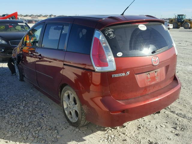 JM1CR293890347732 - 2009 MAZDA 5 RED photo 3